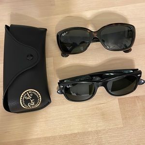 2 pairs of Ray-Ban sun glasses